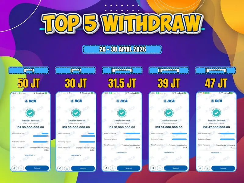 TOP 5 WD 26 April - 30 April 2026